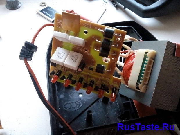Зарядка ЗУ-15860. Установка новых балластных резисторов