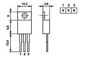 Цоколевка транзистора КТ814A