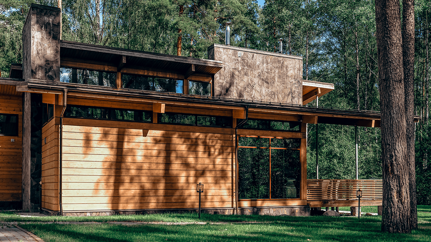 дома из клееного бруса