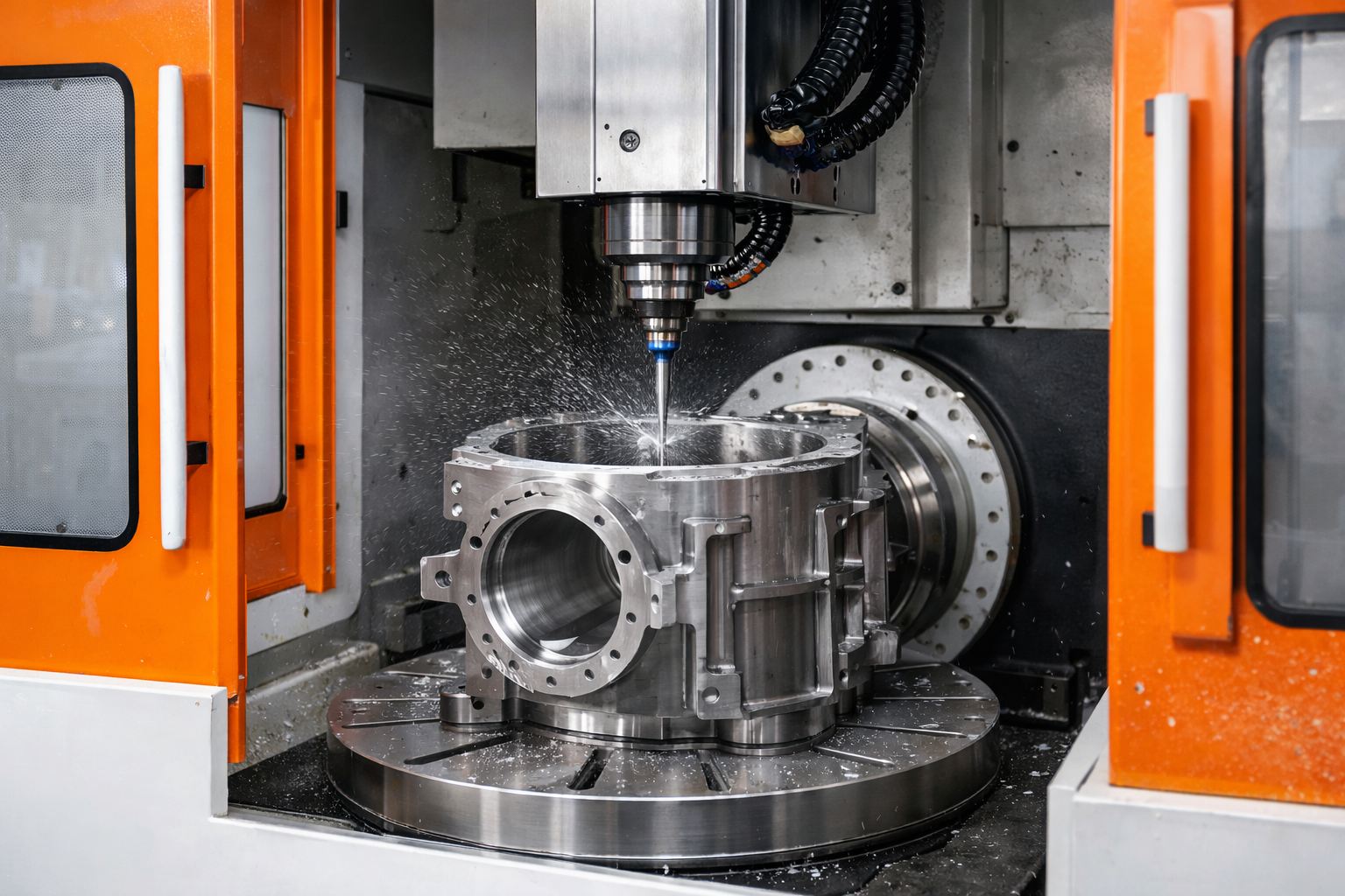 пятиосевой обрабатывающий центр с чпу