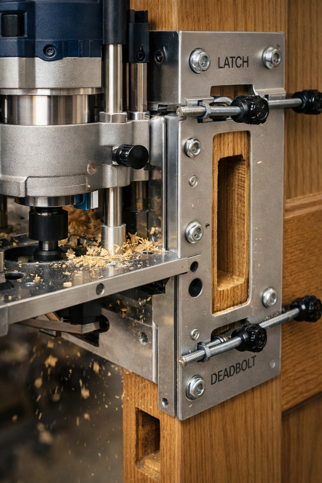 шаблон для врезки замков в межкомнатные двери