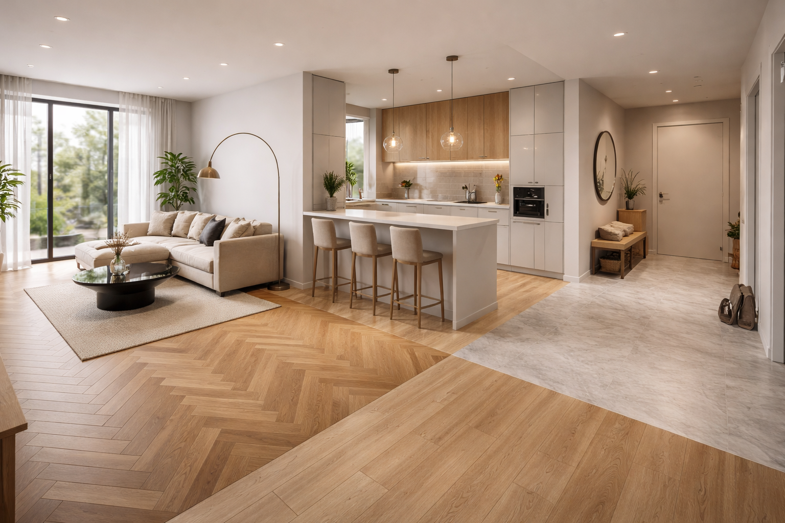 напольные покрытия выбор