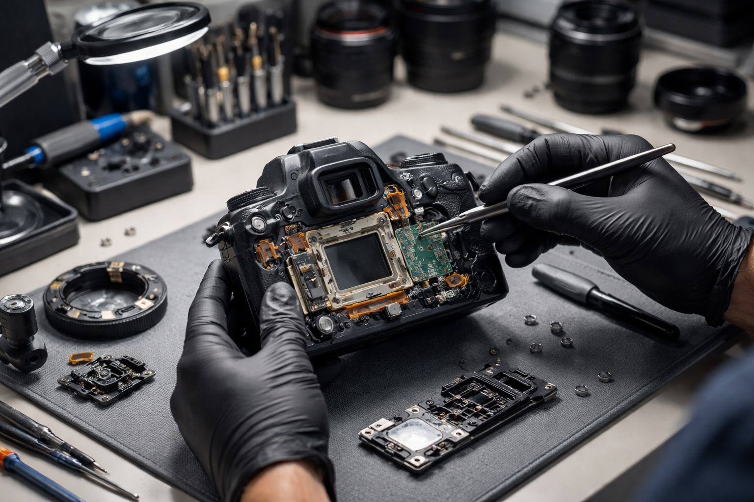 ремонт фотоаппаратов
