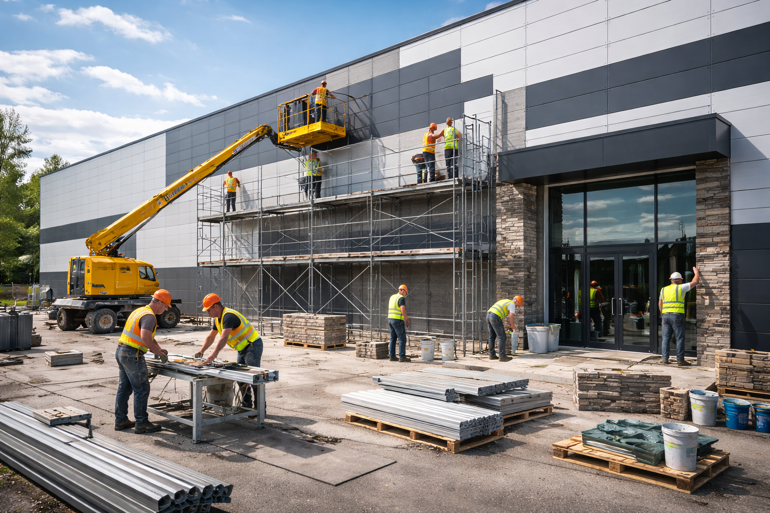 кровельные и фасадные работы