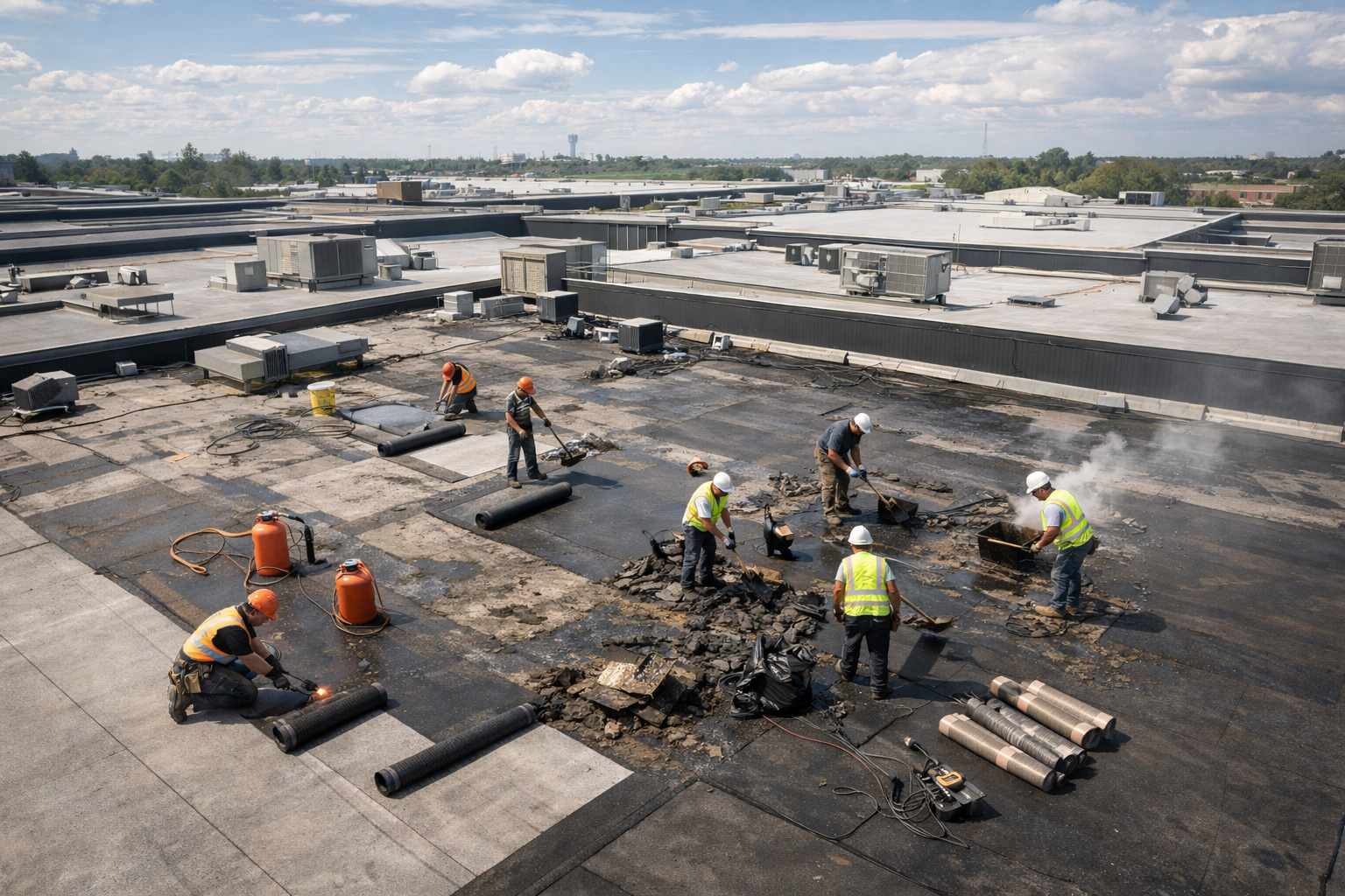 кровельные и фасадные работы