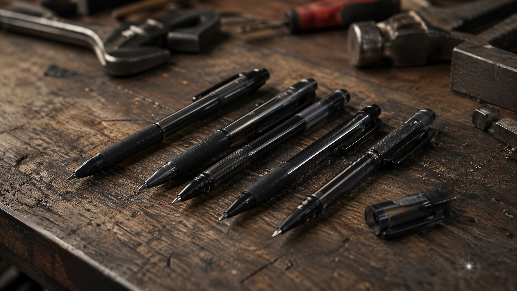 черная ручка гелевая